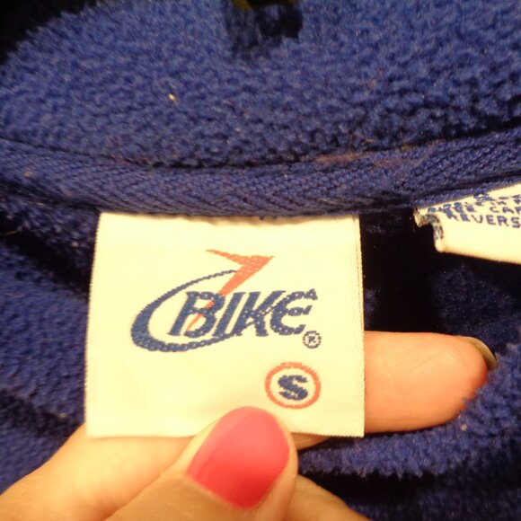 Bike Women's Vintage Fleece Pull On Top Size Small Polyester Long Sleeve - Picture 6 of 11